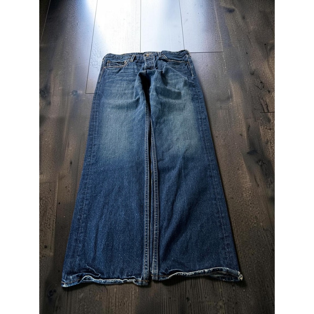 Hollister Balboa Classic Straight Jeans Mens 33x32 Dark Wash Denim Casual Y2K